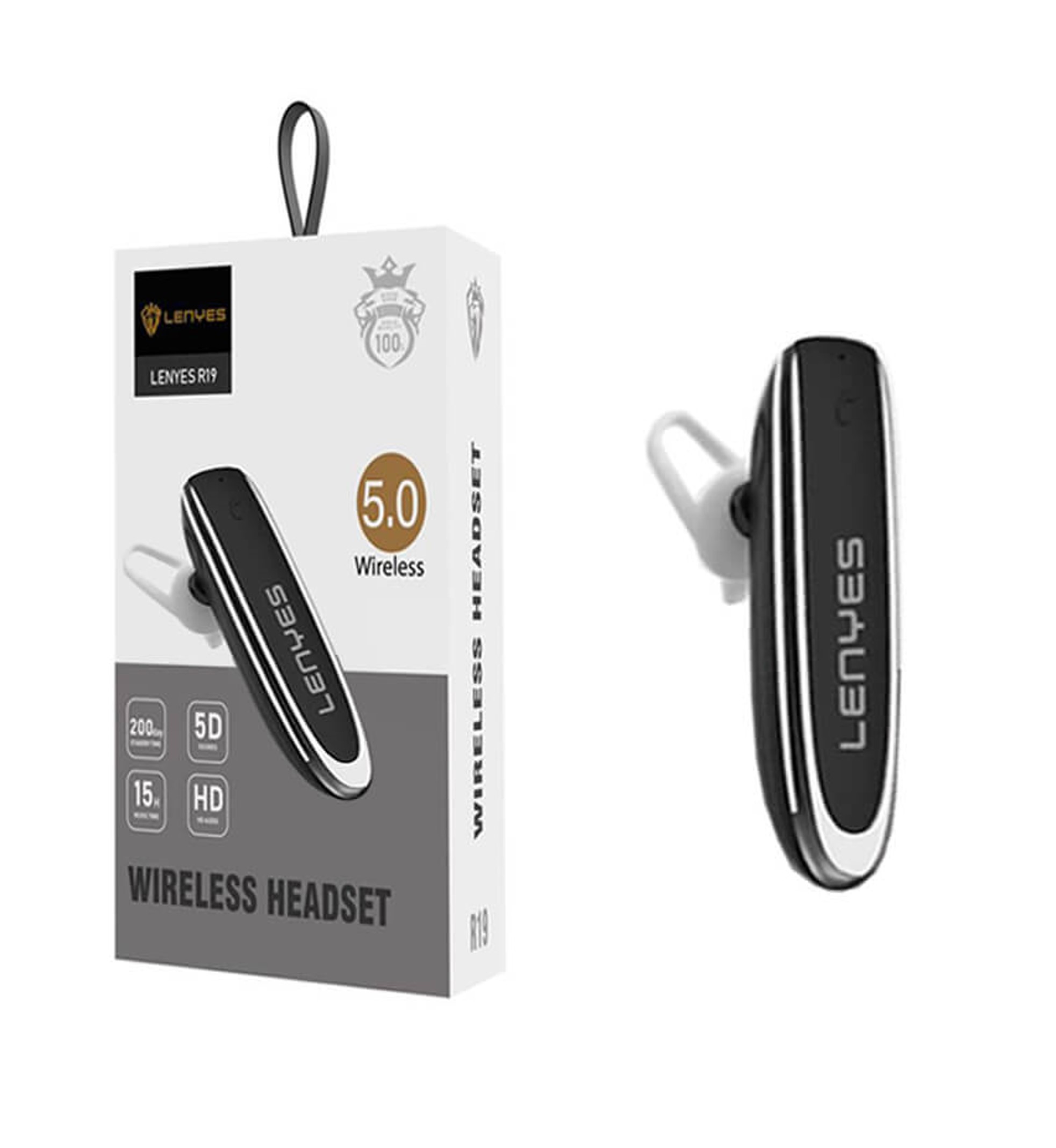 هندزفری بلوتوث تک گوش، مدل R19، برند LENYES